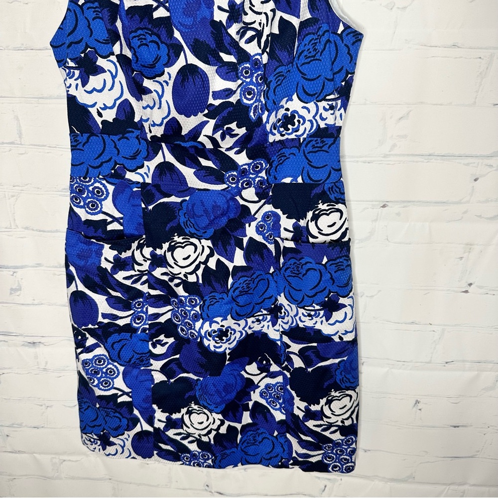 Boden Blue and White Floral Dress - Picture 3 of 8